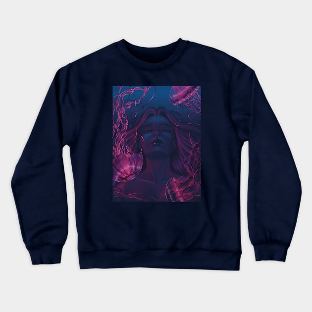 Sinking in poison Crewneck Sweatshirt by Designs by Twilight